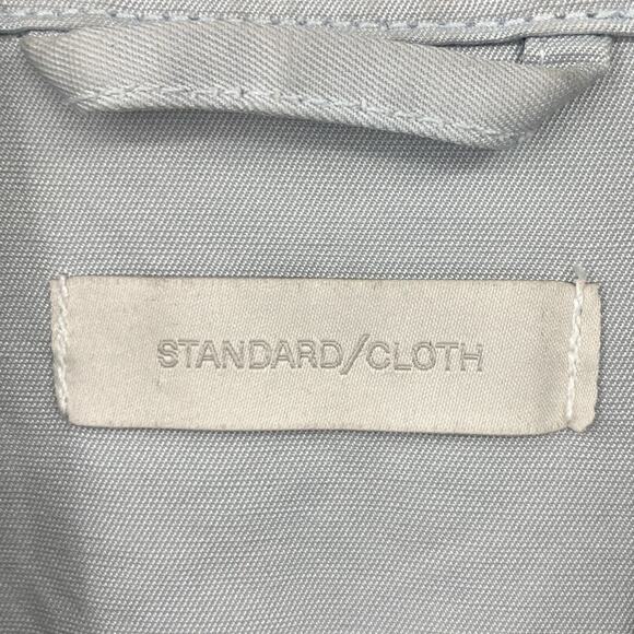 Standard / Cloth Urban Outfitters Blue Gray Full Zip Collared Bomber Jacket Coat - Picture 2 of 10